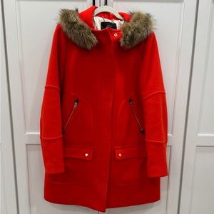 J.Crew Coat - Chateau Parka in Italian Stadium-cloth, 16 Tall